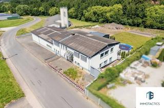 Gewerbeimmobilie kaufen in 55758 Oberreidenbach, Geschäftshaus mit 2 Hallen, Büros und eingefriedetem Außenbereich mit vielseitigen Nutzungspotential