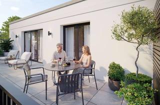 Wohnung kaufen in Kölner Landstraße 300, 40591 Wersten, 3-Zimmer Neubauwohnung im Dachgeschoss in Wersten mit geräumiger Dachterrasse