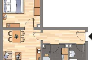 Wohnung mieten in Recklinghauser Straße, 44653 Unser-Fritz/Crange, Charmante 2-Zimmer-Etagenwohnung in Herne – 45,55 m² mit abwechslungsreicher Atmosphäre