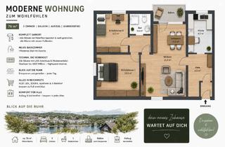 Wohnung mieten in Werdener Straße 48, 45219 Kettwig, Exklusives Wohnen mit Ruhrpanorama in Essen-Kettwig