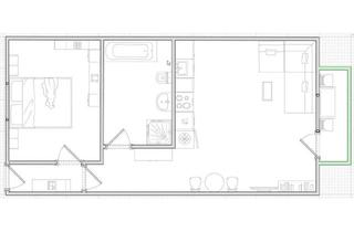 Wohnung mieten in Neustadter Straße 109, 96515 Sonneberg, 2 ZKB in guter Lage