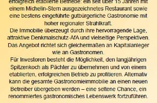 Gewerbeimmobilie kaufen in 79100 Freiburg, SECRET SALE – Einmalige Gelegenheit in der deutschen Spitzengastronomie
