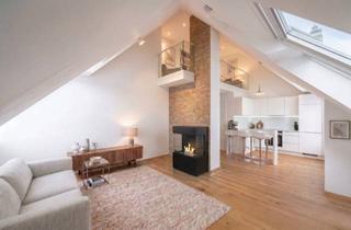 Wohnung kaufen in 81827 München, AIGNER - Lichtdurchflutete Dachgeschosswohnung mit Galerie in Waldtrudering