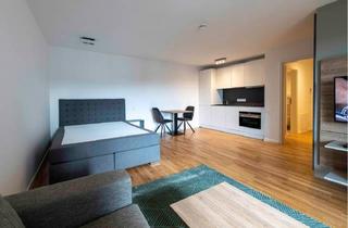 Wohnung mieten in Am Olympiapark, 80636 München, Modern möbliertes 1-Zimmer-Apartment mit Südbalkon direkt am Olympiapark