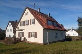 Einfamilienhaus kaufen in 74417 Gschwend, Gschwend - Freistehendes Einfamilienhaus in ruhiger Lage Bauplatz möglich