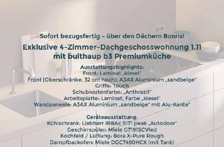 Penthouse kaufen in 53115 Bonn, Constance: Lichtdurchflutete Dachgeschosswohnung mit bulthaup b3 Premiumküche