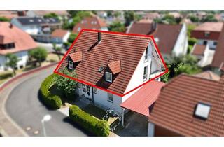 Wohnung kaufen in 97353 Wiesentheid, Großzügige Obergeschosswohnung mit Balkon, Gartenanteil & Ausbaureserve im Dachgeschoss
