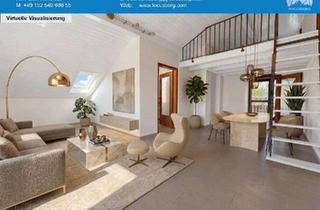 Wohnung kaufen in 71735 Eberdingen, WEITBLICK INS TAL VON EBERDINGEN - STILVOLLE DACHGESCHOSSWOHNUNG MIT EMPOREN UND ZWEI BALKONEN