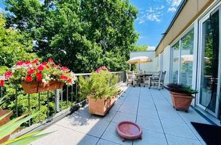 Penthouse kaufen in 61350 Bad Homburg, BAD HOMBURG Kirdorf: Stilvolles 3,5 Zi.-Penthouse mit zwei XXL-Sonnenterrassen und Tiefgarage!