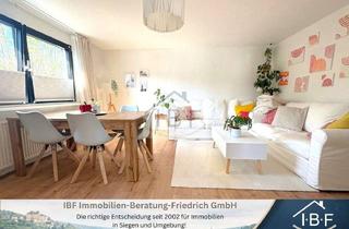 Wohnung kaufen in 57074 Siegen, Modernes Wohnen: Umfangreich sanierte Wohnung mit Balkon und Doppelgarage