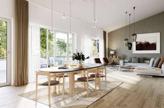Wohnung kaufen in Im Auerberg, 74226 Nordheim, KfW-40-Standard mit QNG-Zertifizierung, drei-Zimmer-Obergeschosswohnung mit großer Loggia