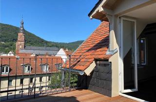 Wohnung mieten in 69117 Altstadt, HD-Altstadt - Dachgeschosswohnung mit zwei Terrassen - wunderbare Ausblicke