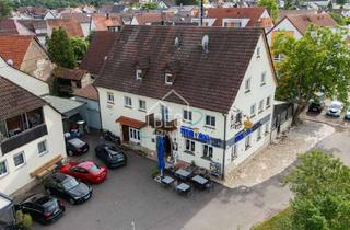 Gewerbeimmobilie kaufen in 71665 Vaihingen an der Enz, Vielseitige Investmentimmobilie: Gastronomiebetrieb, Vermietungszimmern und 3-Zimmer-Wohnung