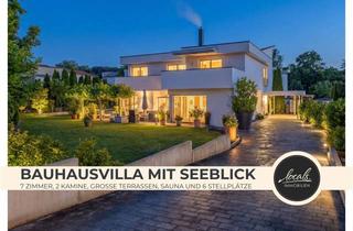Villa kaufen in 14542 Werder (Havel), Ein Haus wie ein Rückzugsort: Exklusive Bauhausvilla mit Seeblick, Kaminatmosphäre und Traumgarten