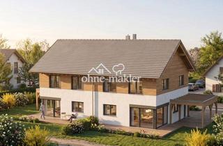 Doppelhaushälfte kaufen in 83052 Bruckmühl, Schlesierhof Bruckmühl – Stilvolle Doppelhaushälfte in hochwertiger Holzbauweise