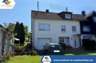 Doppelhaushälfte kaufen in 57299 Burbach, Charmante Doppelhaushälfte in familienfreundlicher Lage von Burbach‑Wahlbach!