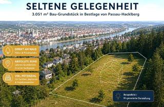 Grundstück zu kaufen in 94034 Hacklberg, 3.000 m² in Bestlage PA-Hacklberg | Seltenes Bau-Grundstück mit Entwicklungspotenzial