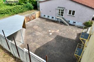 Immobilie mieten in 14772 Nord, Gepflasterte 200m² Außenfläche mit 37m² Überdachung & Büro – Starkstrom & LKW-Zufahrt