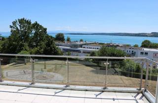 Wohnung kaufen in 88662 Überlingen, Wohnen über dem Bodensee – Exklusive Dachgeschosswohnung mit unverbaubarem Alpenpanorama