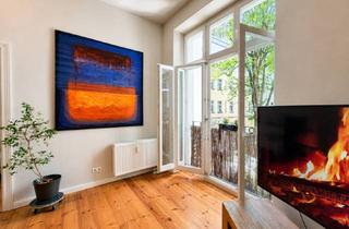 Wohnung kaufen in Raabestraße, 10405 Prenzlauer Berg, Ruhige 3 Zimmer mit offener Küche, Fensterbad + 2 Balkone, Zentral zw Volkspark und Kollwitzplatz