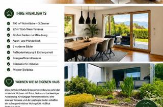 Wohnung mieten in 88131 Lindau, Wohnen wie im Urlaub - Exklusive Gartenwohnung mit Alpenpanorama, großer Sonnenterrasse, Wohnkomfort