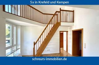 Wohnung mieten in 47803 Inrath/Kliedbruch, Dyk-Lage: Helle 4-Zimmer-Wohnung mit Galerie und großem Balkon zum Garten