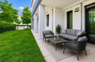 Wohnung kaufen in 86199 Augsburg, Tür auf. Direkt ins eigene Grün – SOFORT VERFÜGBARE 4-Zimmer-energieeffiziente Gartenwohnung!