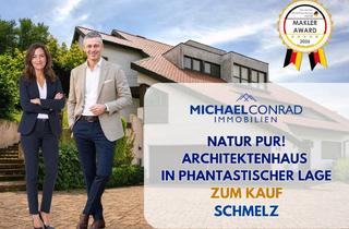 Haus kaufen in 66839 Schmelz, Natur pur! Außergewöhnliches Architektenhaus in traumhafter Lage und mit Einliegerwohnung