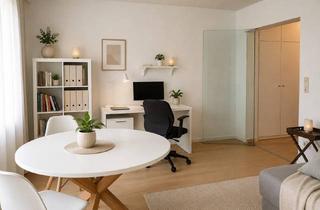 Wohnung kaufen in 61231 Bad Nauheim, Vermietete, komplett renovierte 2-Zimmer-Wohnung mit Balkongenehmigung in Bad Nauheim