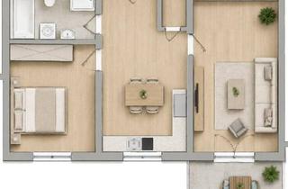Wohnung kaufen in 86653 Monheim, Monheim - Eigentumswohnung 2 ZKB 65 m² in 86653 Monheim