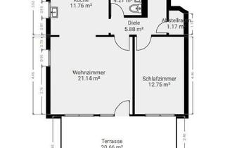 Wohnung kaufen in 71229 Leonberg, Leonberg - Moderne 2-Zimmer-Stadtwohnung mit Terrasse & EBK