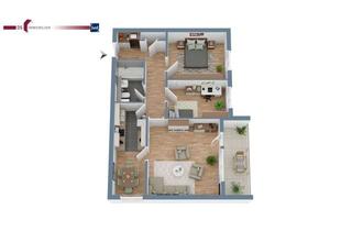 Wohnung kaufen in Im Mainfeld 40, 60528 Niederrad, Frankfurt-Niederrad, helle 3,5 Zi.-Whng. mit wunderschönem Blick und großem S-Balkon