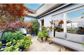Wohnung kaufen in 60486 Bockenheim, Attraktive Drei-Zimmer-Wohnung mit zwei Dachterrassen und einem Stellplatz in direkter Parklage