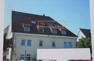 Wohnung mieten in Hausener Straße, 72505 Krauchenwies, 1,5-Zimmer-Dachgeschosswohnung mit EBK in Krauchenwies