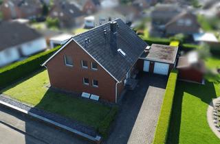 Haus kaufen in 32469 Petershagen, // Zuhause oder Vermietung? Warum nicht beides? Wohnhaus mit zwei WHG, Wintergarten, Loggia + Garage