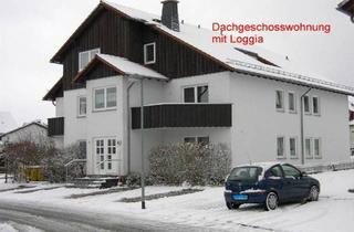 Wohnung kaufen in 35066 Frankenberg, Frankenberg (Eder) - 2-Zimmer Dachgeschoss-Wohnung mit Loggia und Kfz-Abstellplatz
