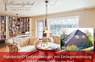 Einfamilienhaus kaufen in 23847 Rethwisch, Platzbedarf? Einfamilienhaus mit Einliegerwohnung - zu kaufen in 23847 Rethwisch! -