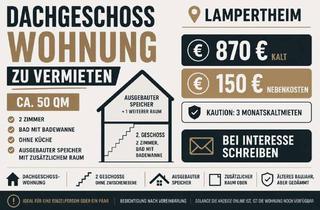 Wohnung mieten in 68623 Lampertheim, Wohnen mit Charakter: 2-Zimmer-Wohnung in Lampertheim