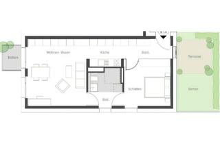 Wohnung mieten in Bachstraße 40, 71287 Weissach, Erstbezug: Exklusive 2,5-Zimmer-ETW mit Einbauküche, Balkon, Garten, geeignet für Singles und Paare