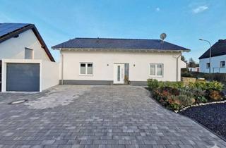 Haus kaufen in Birkenstraße 21, 54578 Berndorf, Neuwertiger Massivbungalow deutlich über Standard – ebenerdig, A+, 2,85 m Raumhöhe, provisionsfrei