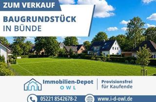 Grundstück zu kaufen in 32257 Bünde, Kleines Grundstück, große Möglichkeiten – Ihr Minihaus in Bünde