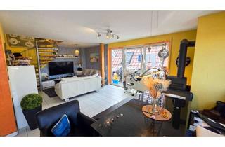 Wohnung kaufen in 76477 Elchesheim-Illingen, Solide Kapitalanlage – Vermietete Maisonette-Wohnung mit Kamin, 2 Balkonen & Carport