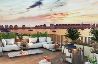 Penthouse kaufen in 24376 Kappeln, Penthouse in 1. Reihe am Hafen mit spektakulärer XXL-Dachterrasse