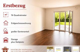 Wohnung mieten in 94437 Mamming, Ihr neues Zuhause: Exklusive 3-Zimmer-Neubauwohnung zum Erstbezug mit Gartenanteil