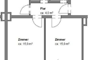 Wohnung mieten in Bruderstieg 28, 38118 Braunschweig, Modernisierte 3-Zimmerwohnung mit verglastem Balkon!