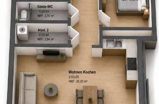 Wohnung mieten in Segeberger Str. 57, 24539 Gadeland, Erstbezug 2,5 Zimmer Wohnung 65m² Garten & Terrasse Einbauküche Neubau Wohnen in Neumünster Gadeland