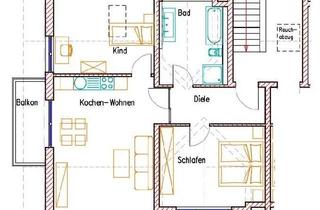 Wohnung mieten in 83052 Bruckmühl, 3-Zimmer-Dachgeschosswohnung in Bruckmühl