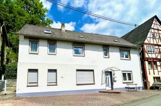 Einfamilienhaus kaufen in 56379 Obernhof, Freundliches Einfamilienhaus mit Stellplatz und Wiese (in Hanglage) in Obernhof an der Lahn