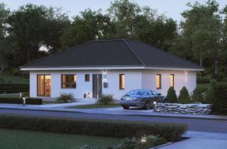 Haus kaufen in 63546 Hammersbach, Das ComfortStyle 13.03 W: der Walmdach-Bungalow mit Reserven - zwei Extra-Zimmer und Terrassenzone