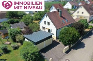 Haus kaufen in 89428 Syrgenstein, Traumhaftes Ein/- oder Zweifamilienhaus mit großem Grundstück, Doppelgarage u. Wohlfühlgarten!